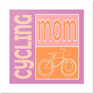 Mother's Day Cyclist Posters and Art